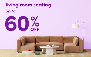 Up to 60% off Living Room Seating