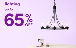 up to 65% off Lighting