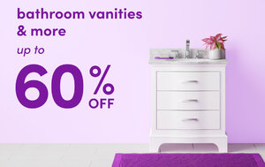 Up to 60% Off Bathroom Vanities & more