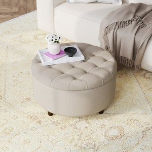 Kelly Clarkson Home Noelle Upholstered Ottoman