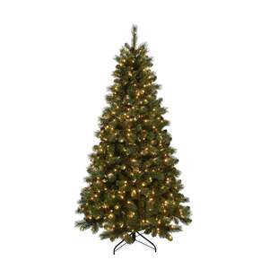 7.5ft. Pre-Lit Wimberley Pine Realistic Artificial Christmas Tree