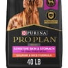 Purina Pro Plan Sensitive Skin and Stomach Salmon and Rice Formula Dog Food, 40 lbs