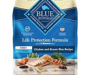 Blue Buffalo Life Protection Formula Chicken & Brown Rice Adult Dry Dog Food, 30 lbs