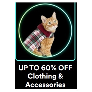Up to 60% Off Clothing & Accessories