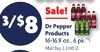 Dr Pepper Products 16-16.9 oz., 6 pk
