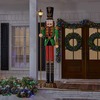 6ft LED Pre-Lit Candy Soldier Nutcracker