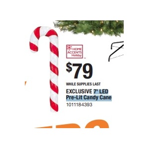 7-ft LED Pre-Lit Candy Cane