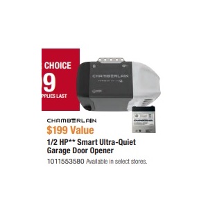 1/2 HP Smart Ultra-Quiet Garage Door Opener