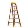 Werner 6 ft. Fiberglass Step Ladder (10 ft. Reach Height) with 300 lb. Load Capacity Type IA Duty