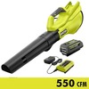 RYOBI 40V 120 MPH 550 CFM Cordless Battery Blower With 4.0 Ah Battery and Charger