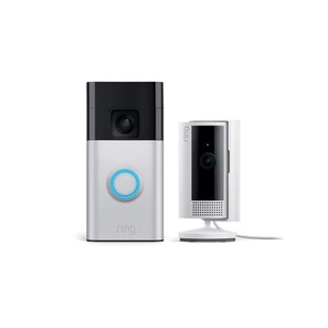 Ring Starter Set with Battery Doorbell and Indoor Cam