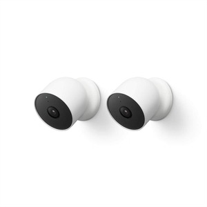 Google Nest Cam Indoor and Outdoor Wireless Smart Home Security Camera 2 Pack
