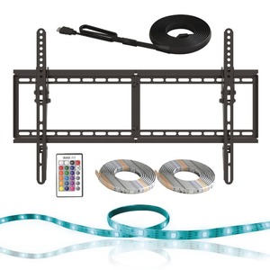 Tzumi Aura LED 65 in. TV Mount Combo 18-PC
