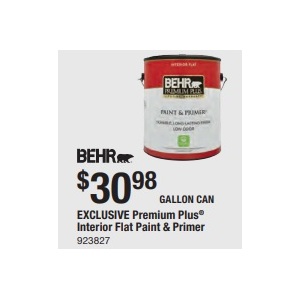 Premium Plus Interior Flat Paint & Primer