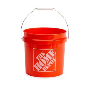 The Home Depot 2 gal. Orange paint Bucket