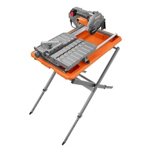 RIDGID 9-Amp 7 in. Blade Corded  Wet Tile Saw w/Stand
