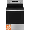 GE 30 in. 4 Burner Element Free-Standing Electric Range in Stainless Steel