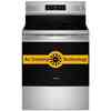 Whirlpool 30 in. 5 Element Freestanding Electric Range in Fingerprint Resistant Stainless Steel