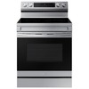 Samsung 6.3 cu.ft. 5 Burner Element Smart Wi-Fi Enabled Convection Electric Range