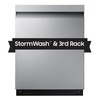 Samsung Smart 46 dBA Dishwasher with StormWash and AutoRelease Door in Stainless Steel