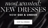 New Dresses $60 & Under
