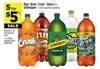 Mug, Brisk, Crush, Starry or Schweppes 5 for$5.00