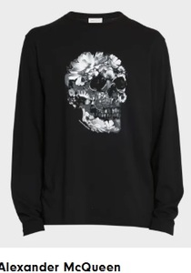 Alexander McQueen Men's Skull-Print T-Shirt