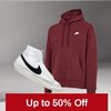 Up to 50% Off Men's Shoes & Clothing