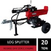 Huskee 20-Ton Gas-Powered Horizontal/Vertical Log Splitter, 209cc Engine