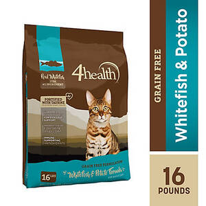 Save $5 4health Dry Cat Food 15-25lb. bag