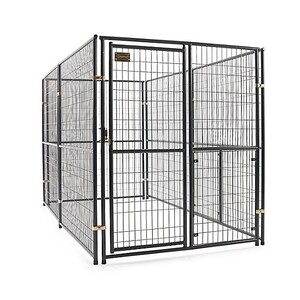 Retriever 6 ft. x 5 ft. x 10 ft. Lodge Expandable Welded Wire Dog Kennel