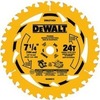 DEWALT 7-1/4-in 24-Tooth Rough Finish Tungsten Carbide-tipped Steel Circular Saw Blade