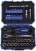 Kobalt 50-Piece Standard (SAE) and Metric Polished Chrome Mechanics Tool Set with Hard Case