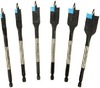 Spyder Stinger 6-Piece x 6-in Woodboring Spade Drill Bit Set