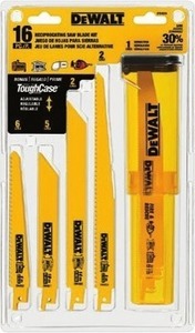 DEWALT  16-Piece Bi-Metal Reciprocating Saw Blade Set