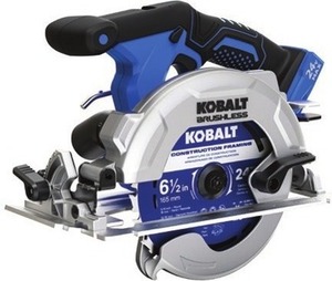 Kobalt 24-volt 4-Amp 6-1/2-in Brushless Cordless Circular Saw Kit