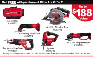 FREE Select CRAFTSMAN V20 MaxF Power Tool