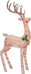 holiday living 8-ft pre-lit deer
