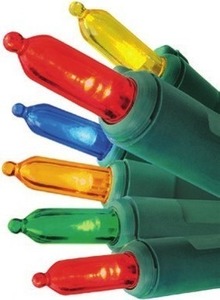 GE 100-Count StayBright Multicolor LED String Christmas Lights