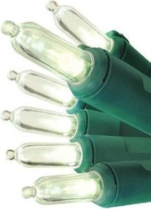 GE 100-Count StayBright Warm White LED String Christmas Lights