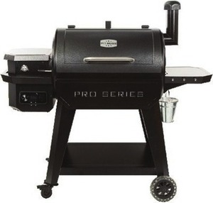Pit Boss Wood Pellet Pro Series 850-Sq in Hammertone Pellet Grill