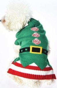 Holiday Living Green Dog Pet Sweater Small