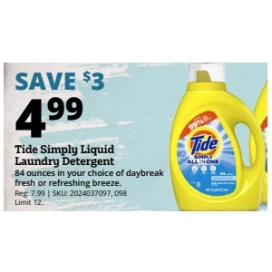 Tide Simply Liquid Laundry Detergent