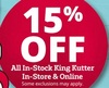 15% Off All In-Stock King Kutter