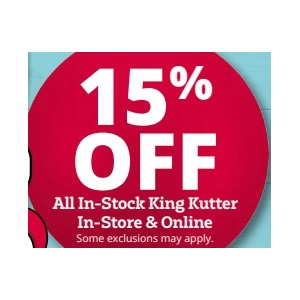 15% Off All In-Stock King Kutter