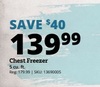 Chest Freezer 5 cu. ft