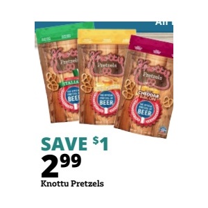 Knotty Pretzels 7.5 ounces. Assorted favors