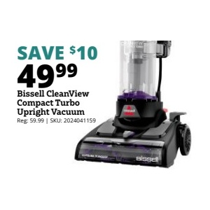 Bissell CleanView Compact Turbo Upright Vacuum