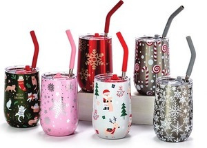 Assorted. Holiday 14-oz. Insulated Tumblers