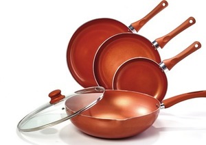 Copper Cuisine 3-Pack Skillets or 12.5-in. Everything Pan